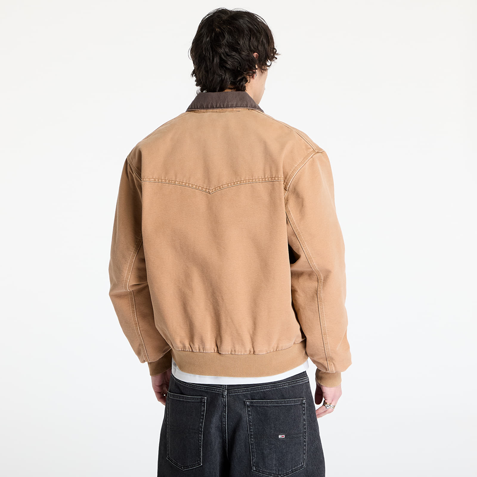 Kurtki Carhartt WIP OG Santa Fe Jacket UNISEX Hamilton Brown/ Tobacco Stone Canvas