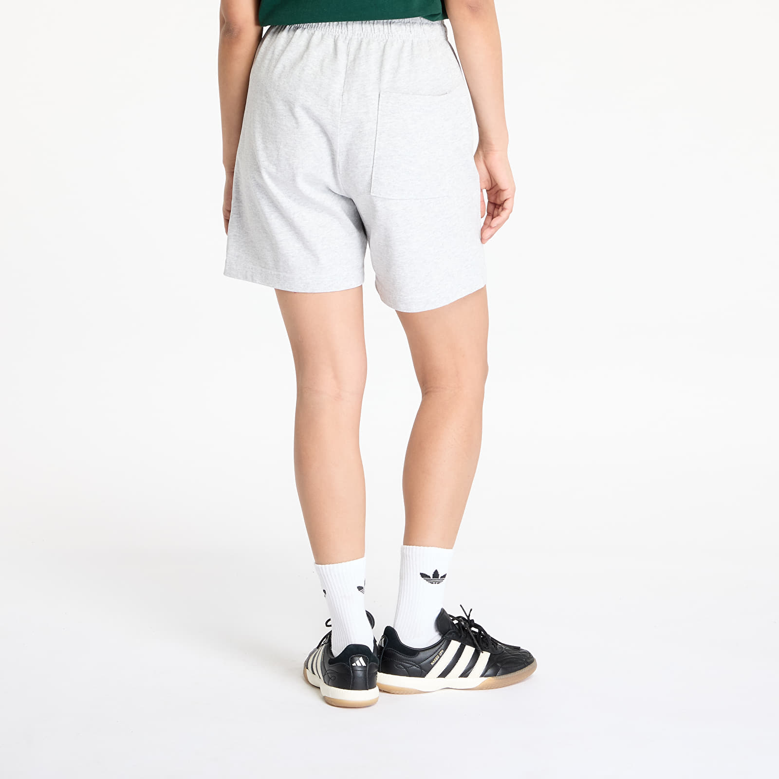 Kraťasy Sporty & Rich Varsity Crest Gym Short Heather Gray