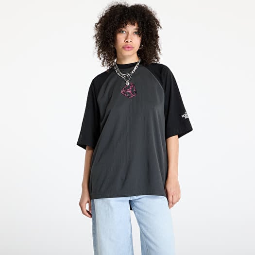 Tričko The North Face Nse Shortsleeve Dotknit Tee UNISEX Asphalt Grey/ TNF Black