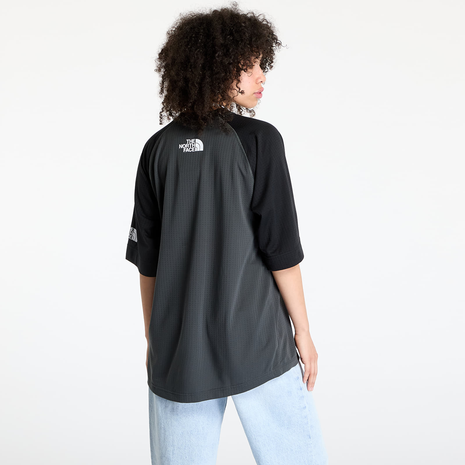 T-Shirts The North Face Nse Shortsleeve Dotknit Tee UNISEX Asphalt Grey/ TNF Black