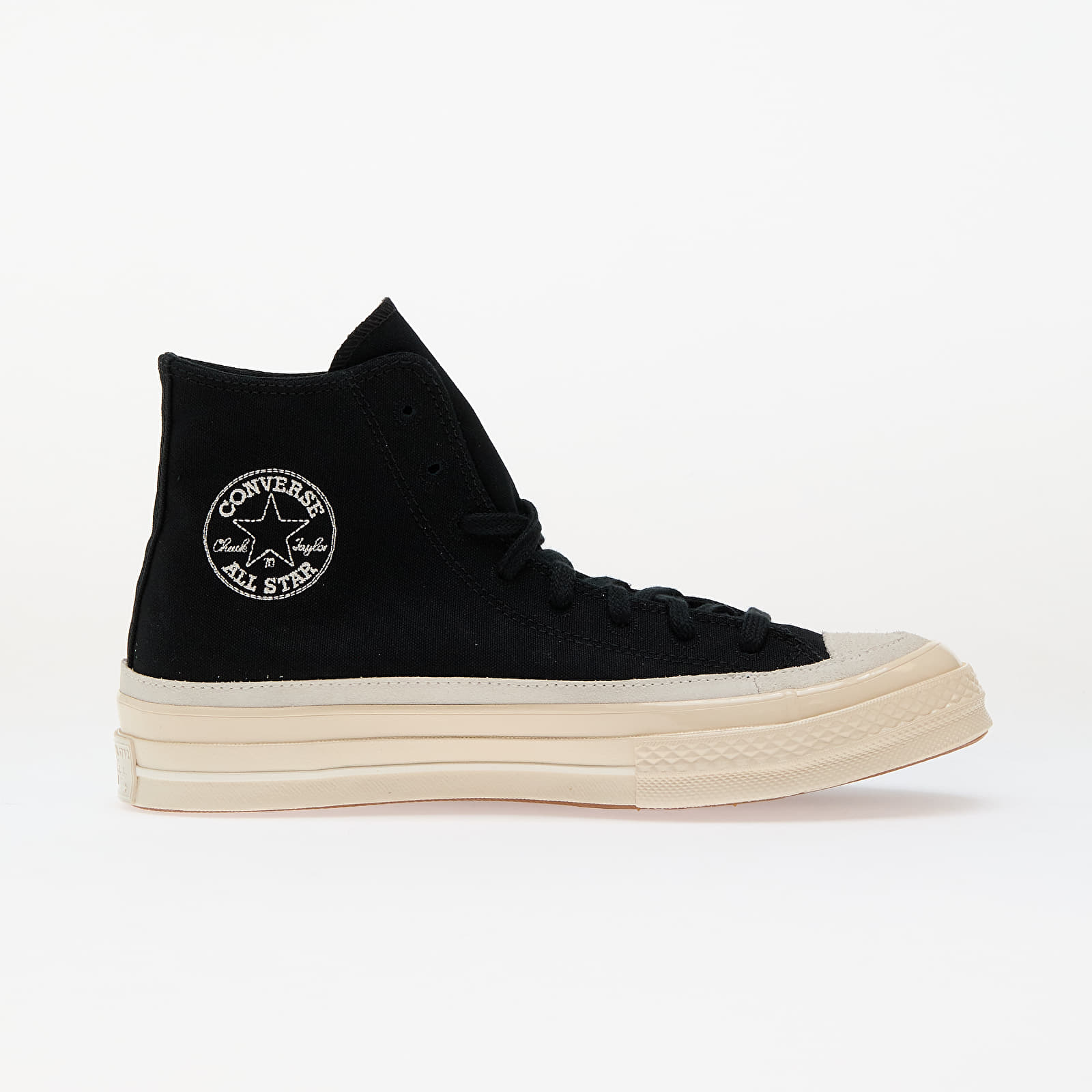 Herresko Converse Chuck 70 Hi Black/ Egret/ Natural Ivory
