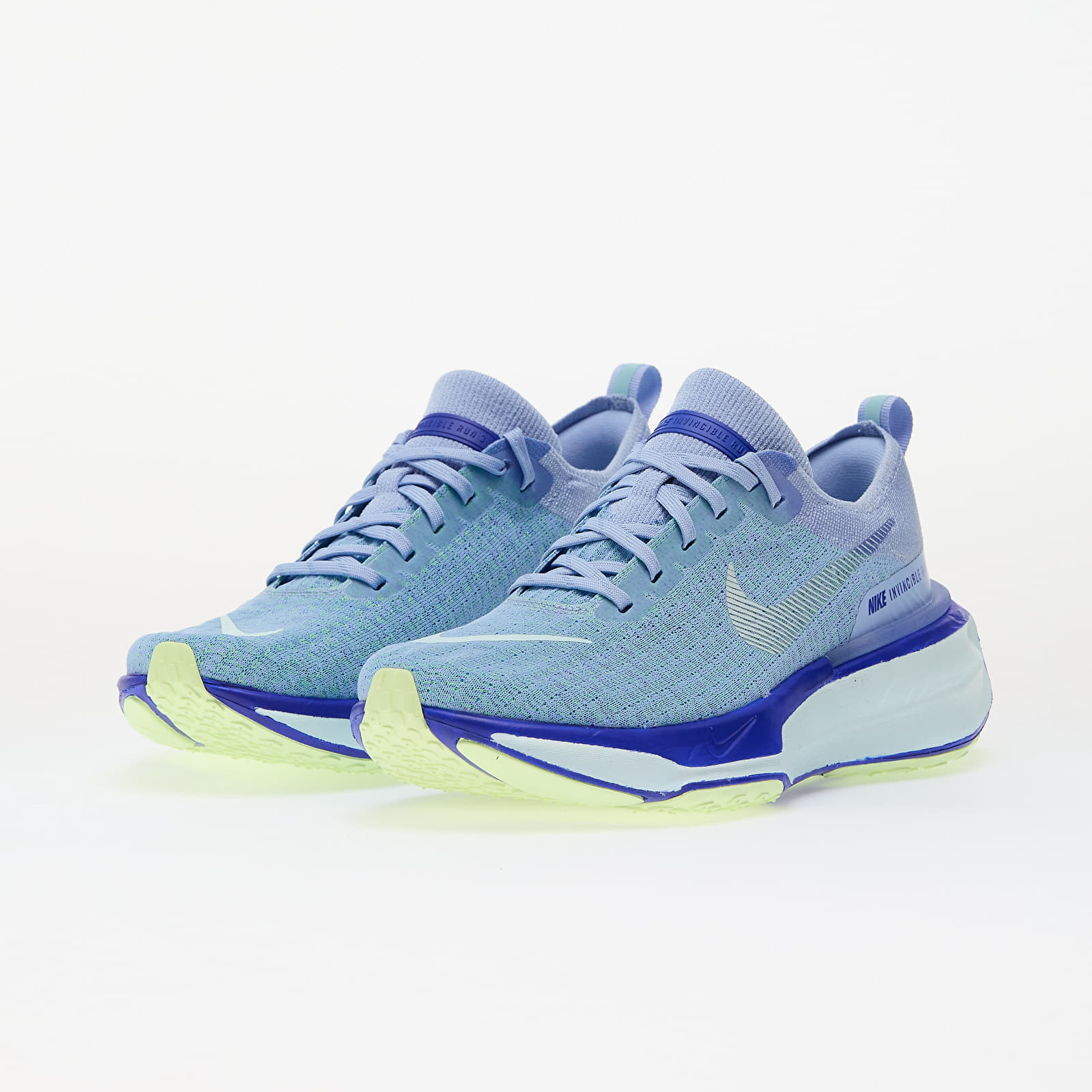 Men's shoes Nike Zoomx Invincible Run Fk 3 Aluminum/ Glacier Blue-Racer Blue-Barely Volt