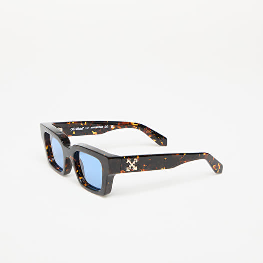 Men's sunglasses Off-White Virgil Sunglasses Havana/ Blue  (OERI008C99PLA0046045) | Footshop