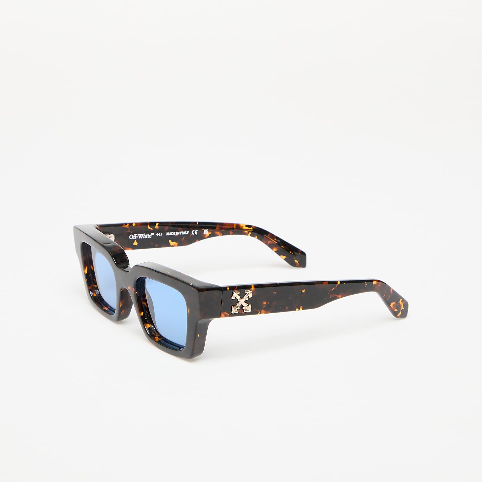 Vīriešu saulesbrilles Off-White Virgil Sunglasses Havana/ Blue