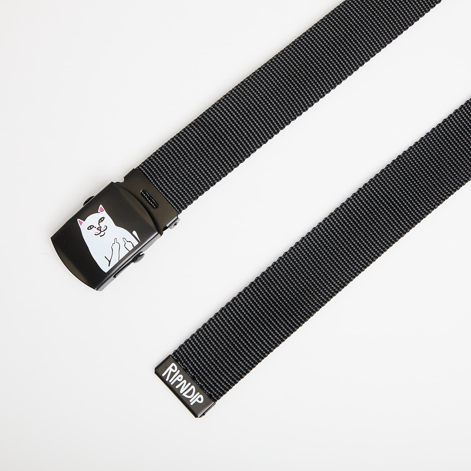 Women's belts RIPNDIP Lord Nermal Web Belt Black
