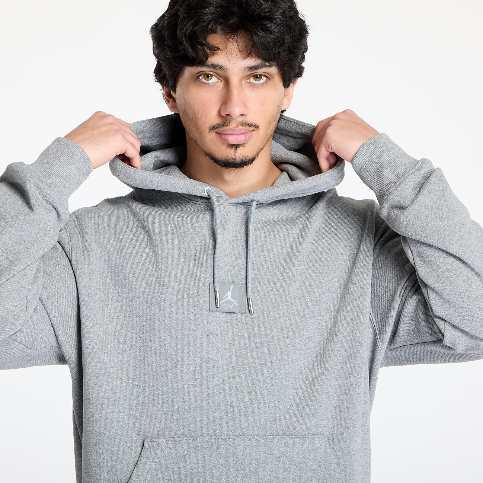Hoodies and sweatshirts  Jordan Flight Fleece Men's Pullover Hoodie Carbon Heather