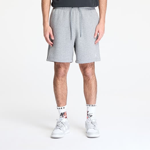 Jordan Brooklyn Fleece Men's Shorts Carbon Heather/ White