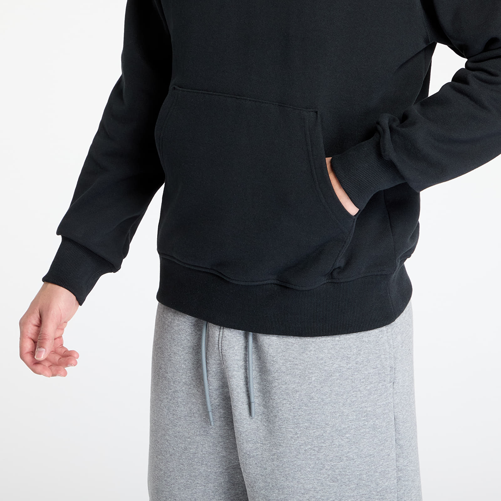 Hanorace Jordan Flight Fleece Men's Pullover Hoodie Black