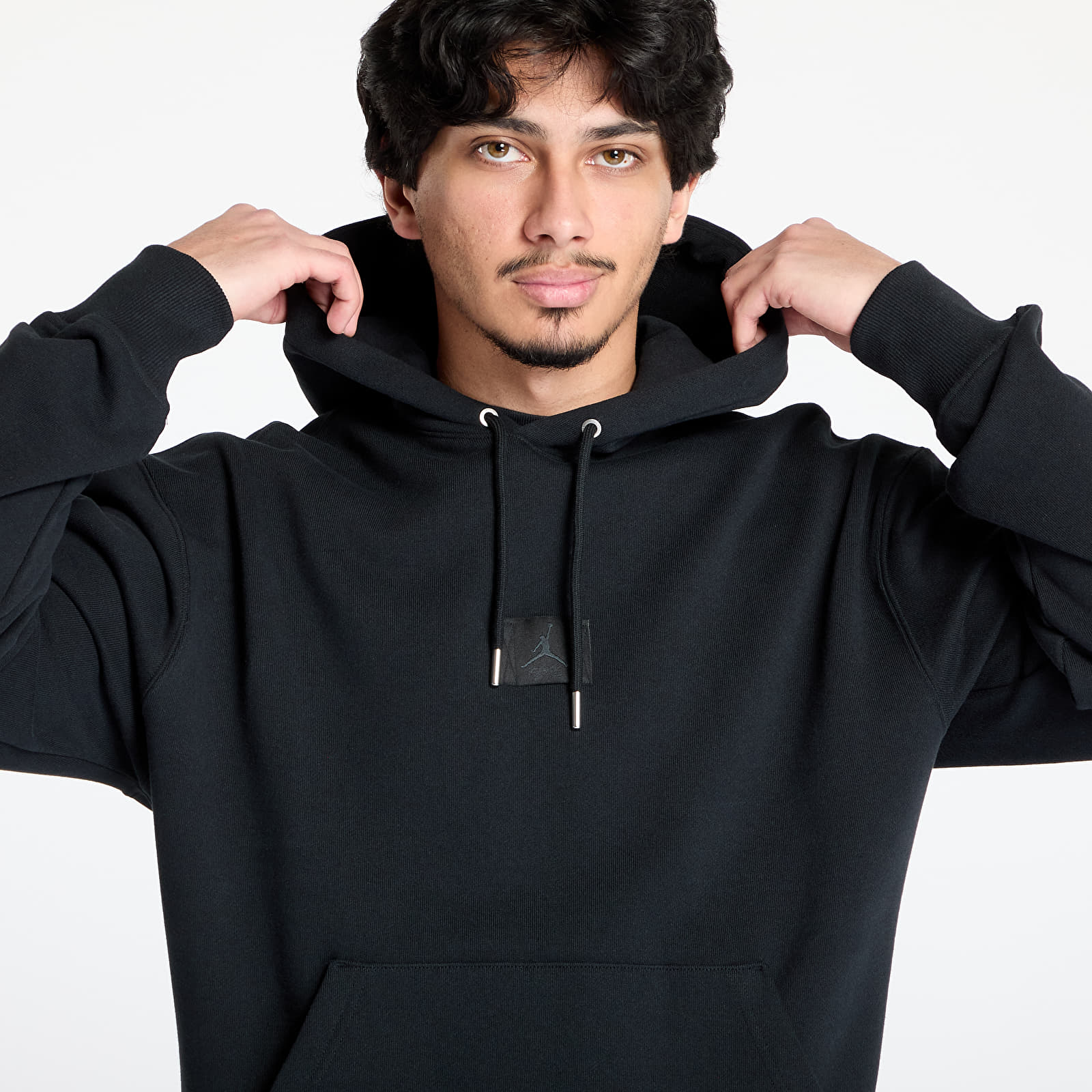 Hanorace Jordan Flight Fleece Men's Pullover Hoodie Black