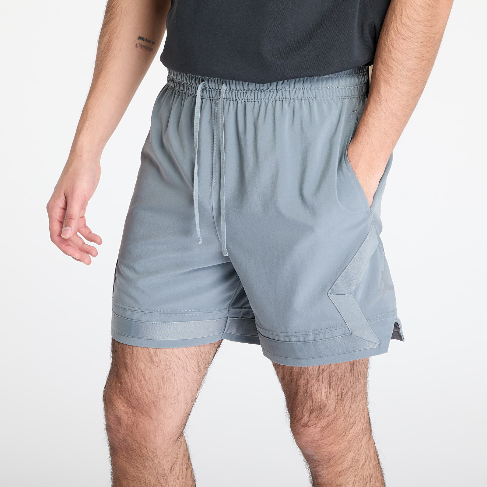 Shorts Jordan Sport Men's Dri-FIT Woven Diamond Shorts Smoke Grey/ Smoke Grey/ Smoke Grey