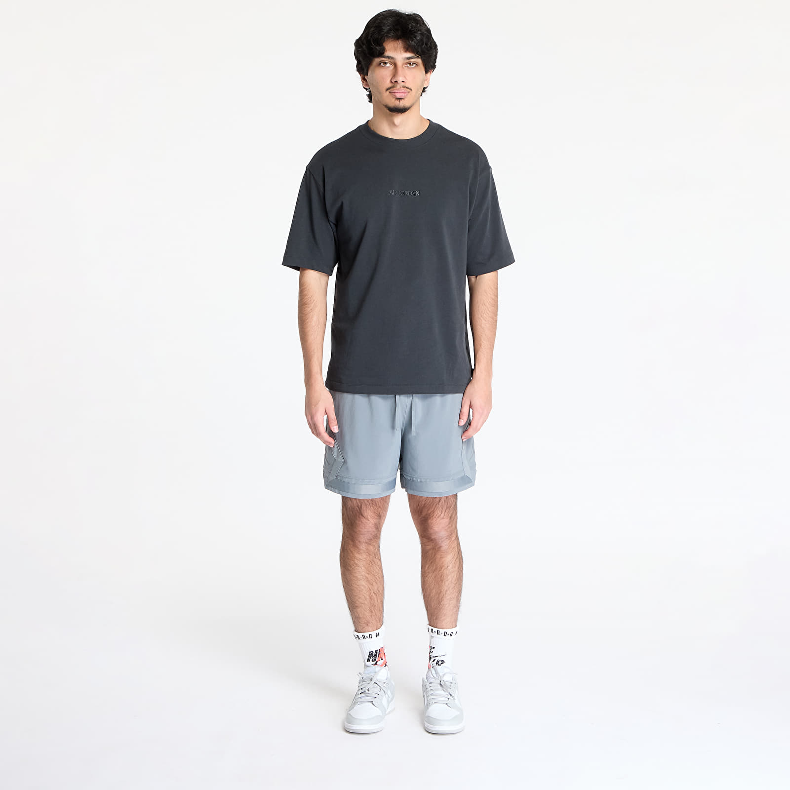 Shorts Jordan Sport Men's Dri-FIT Woven Diamond Shorts Smoke Grey/ Smoke Grey/ Smoke Grey
