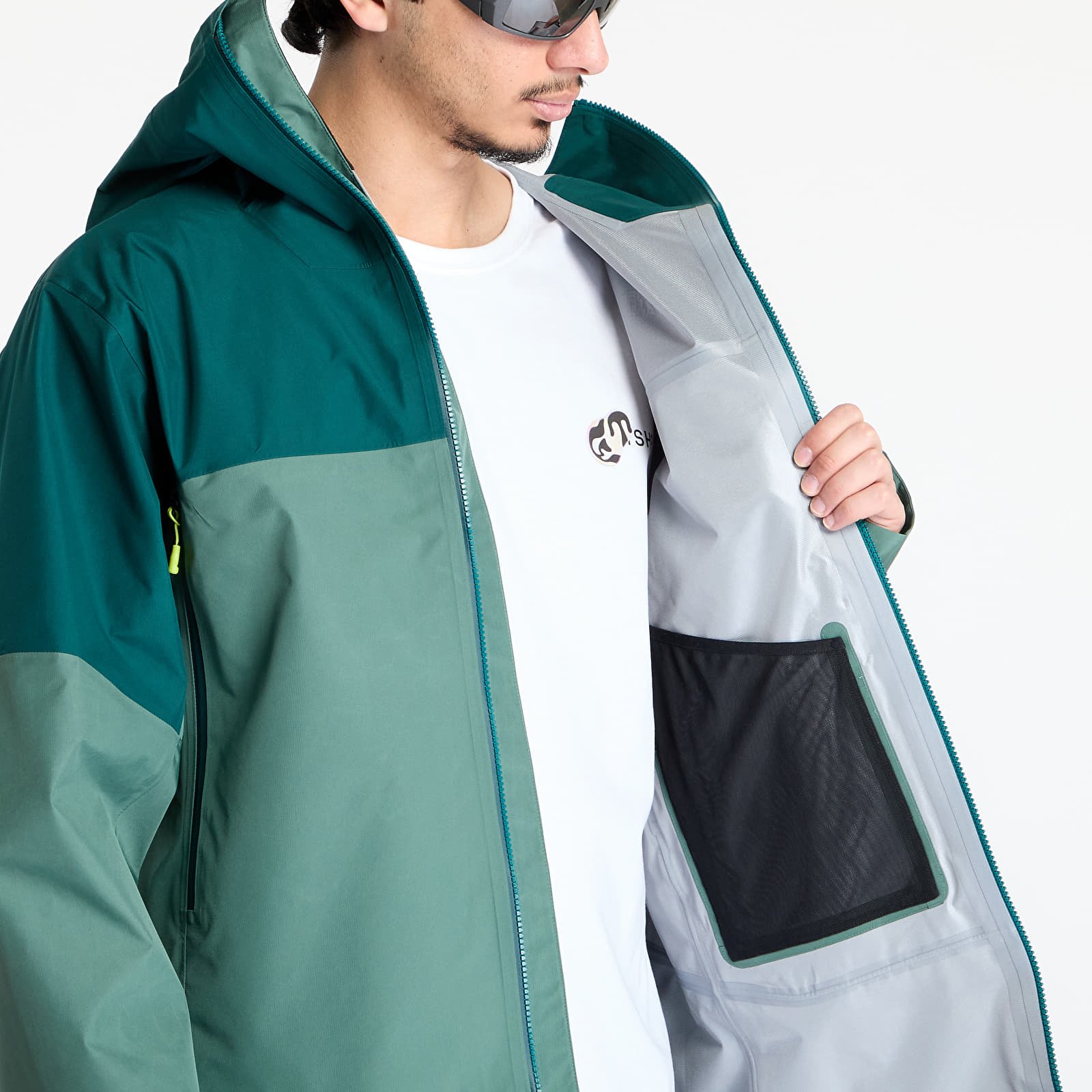Pláštěnky The North Face Jazzi 3L Gtx Jacket Duck Green/ Deep Nori