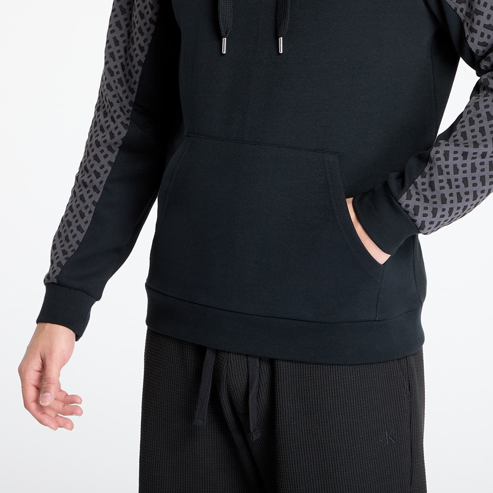 Pánské mikiny Hugo Boss Luke Hoodie Black