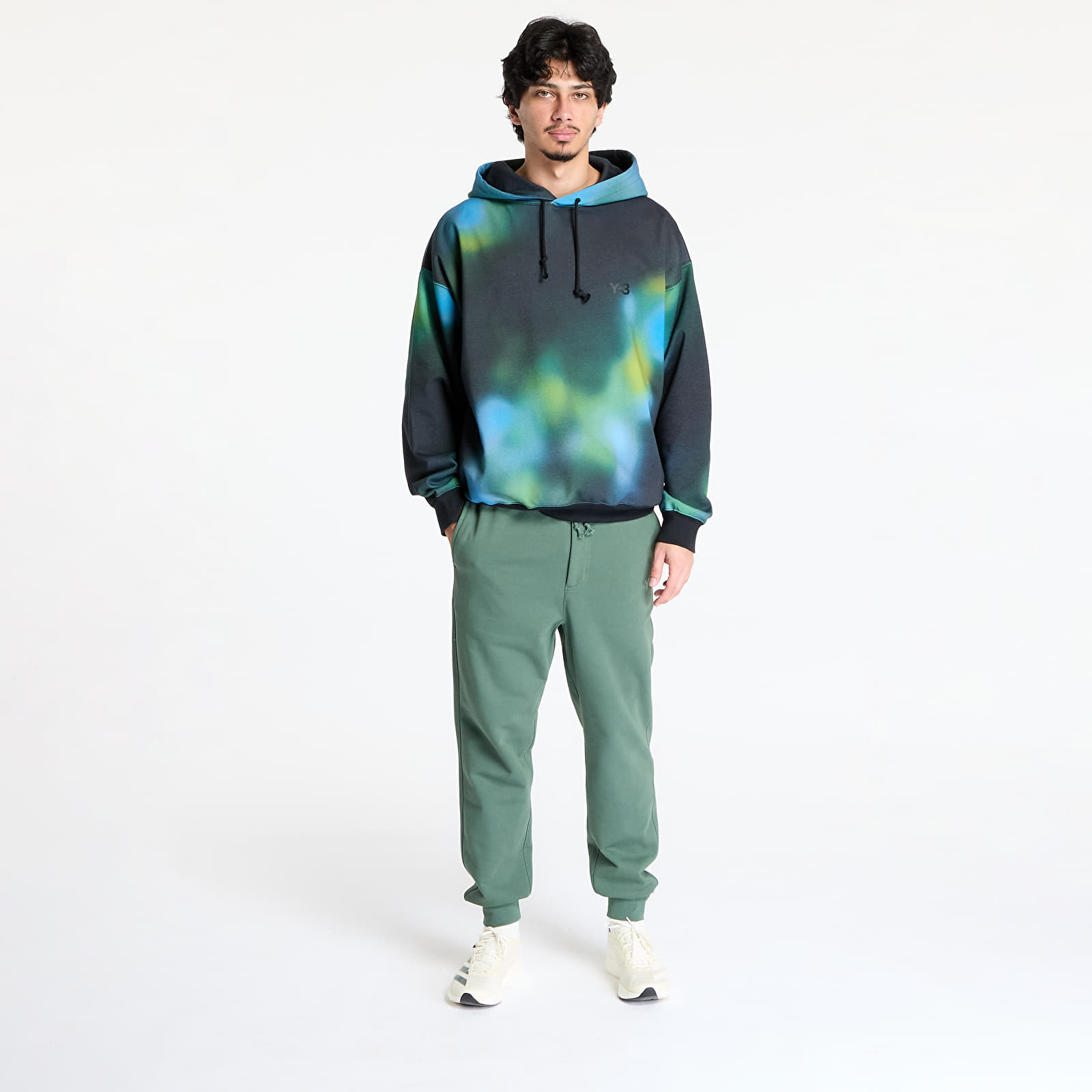 Jogger Pants Y-3 Cuffed French Terry Joggers Green Oxide