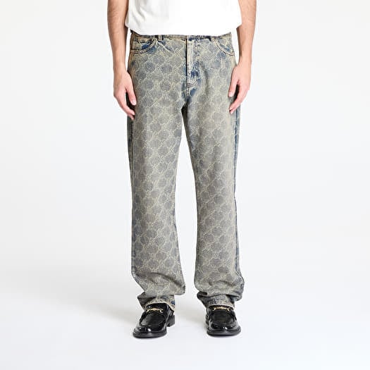 Daily Paper Shield Laser Washed Jeans Blue