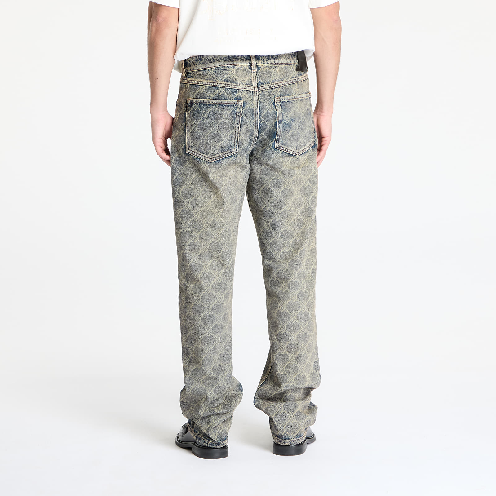 Calças de ganga para homem Daily Paper Shield Laser Washed Jeans Blue