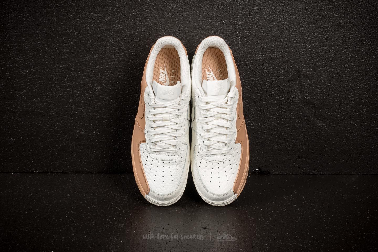 Nike air force 1 split white tan best sale