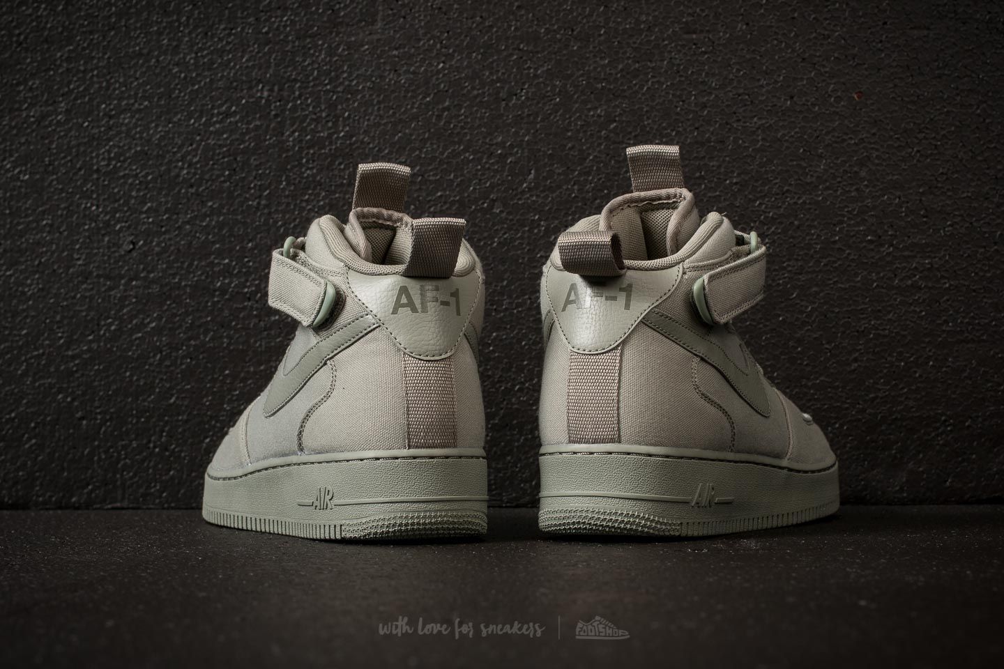 Nike air force 1 mid 07 canvas dark stucco hot sale