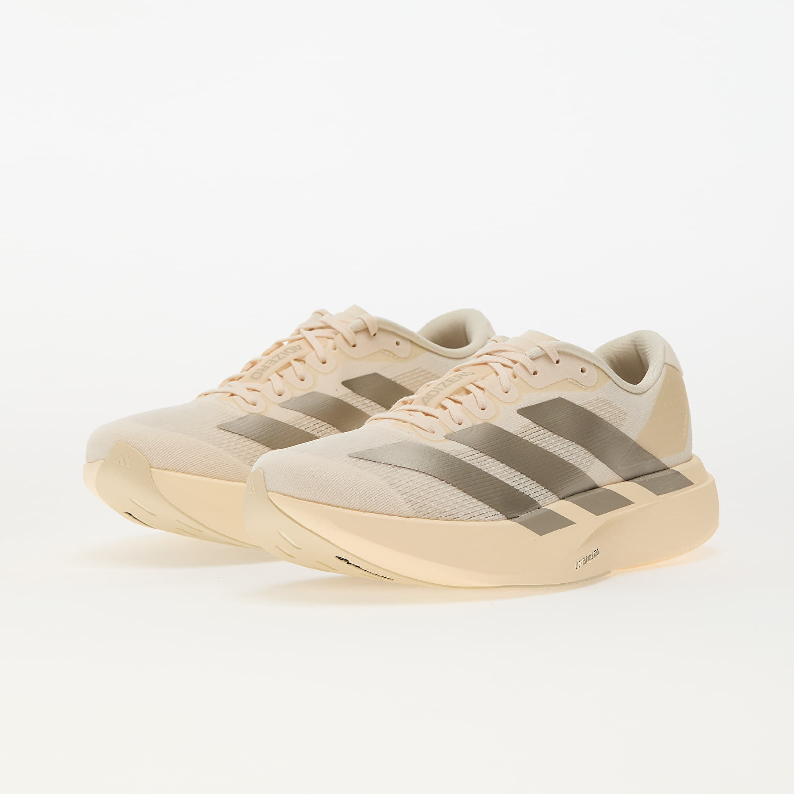 Frauen adidas Adizero Evo SL W Wonder White/ Cyber Met./ Warm Vanilla