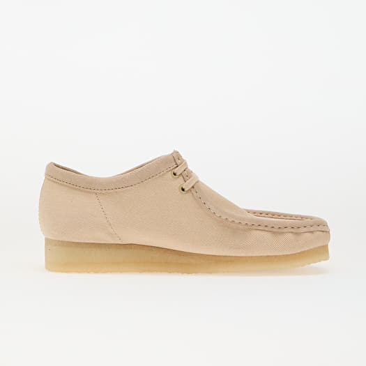 Clarks Wallabees モカシン ベージュ Clarks Originals Wallabee Taupe Canvas | Footshop