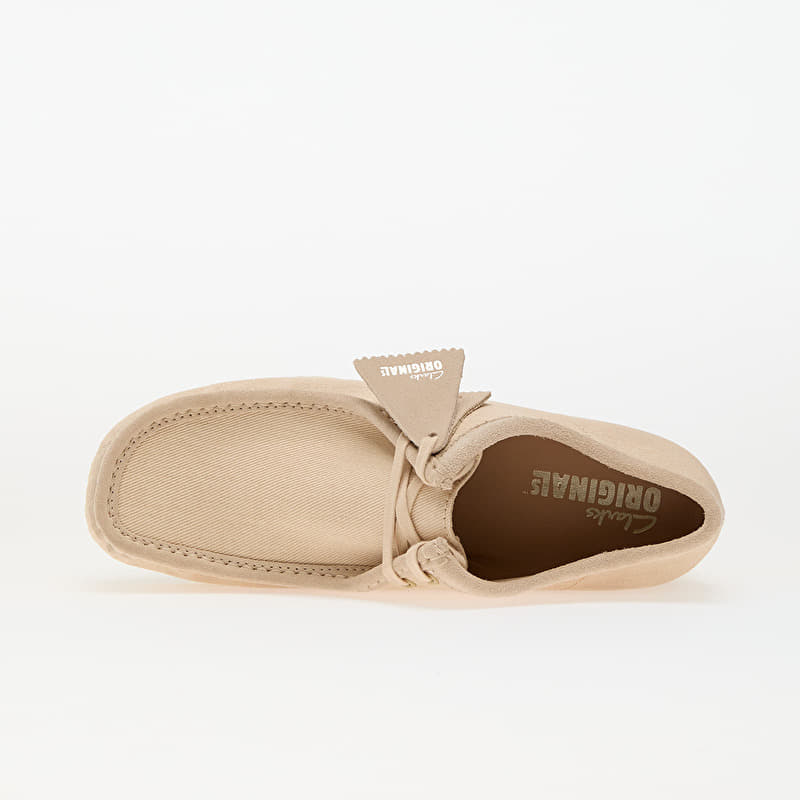 Clarks Originals Wallabee Taupe Canvas | Footshop