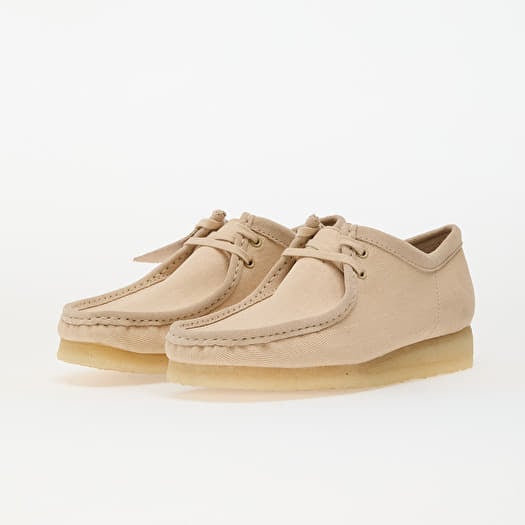Men's shoes Clarks Originals Wallabee Taupe Canvas | Footshop