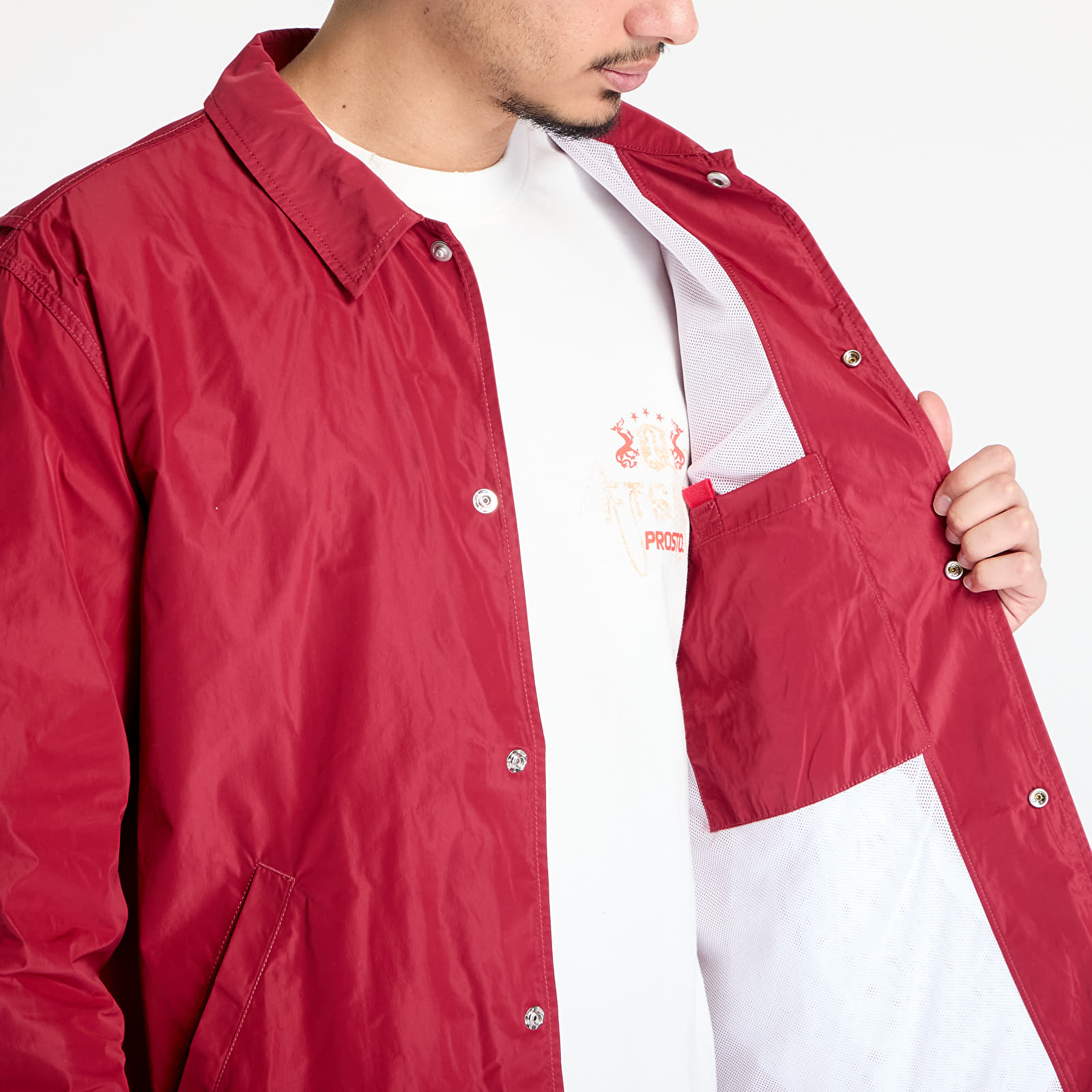 Jacken ​Converse x Patta Coaches Jacket UNISEX Garnet