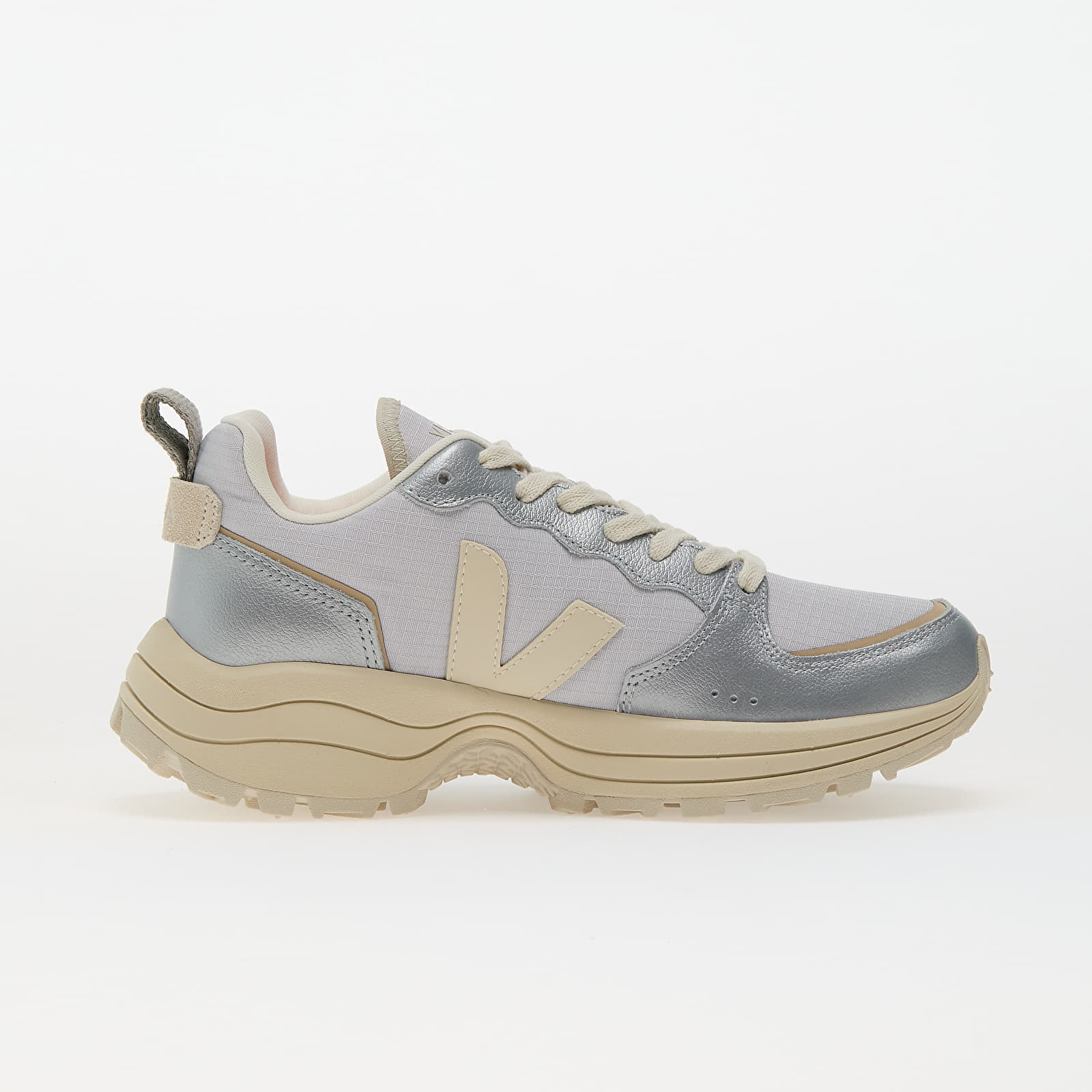 Sapatos de mulher Veja W Venturi Ii Ripstop Pearl Pierre Inox