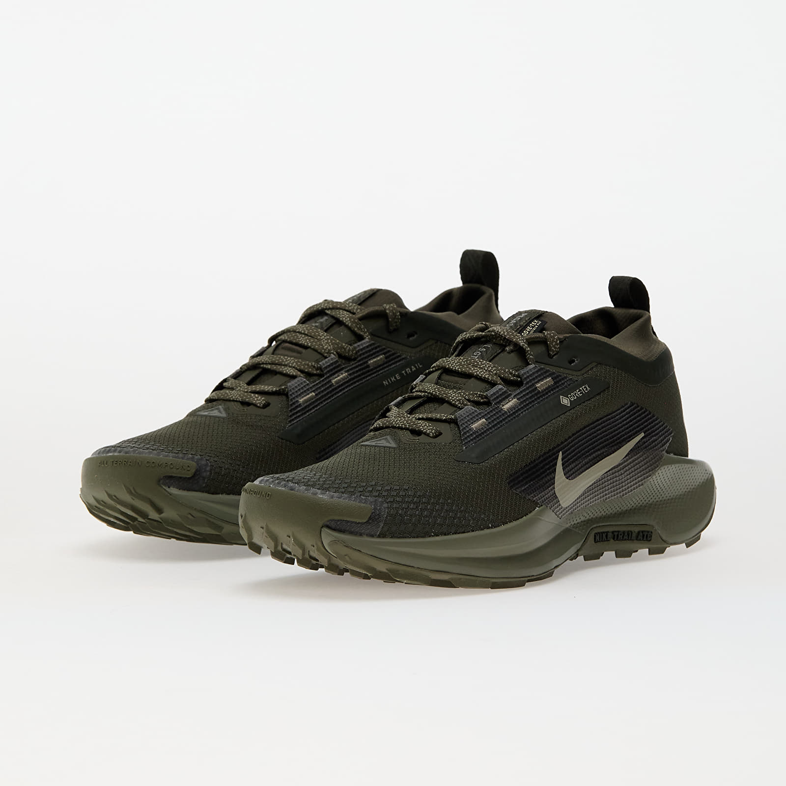 Sapatos de homem Nike Reactx Pegasus Trail 5 Gtx Sp Sequoia/ Medium Olive-Cargo Khaki-Light Army