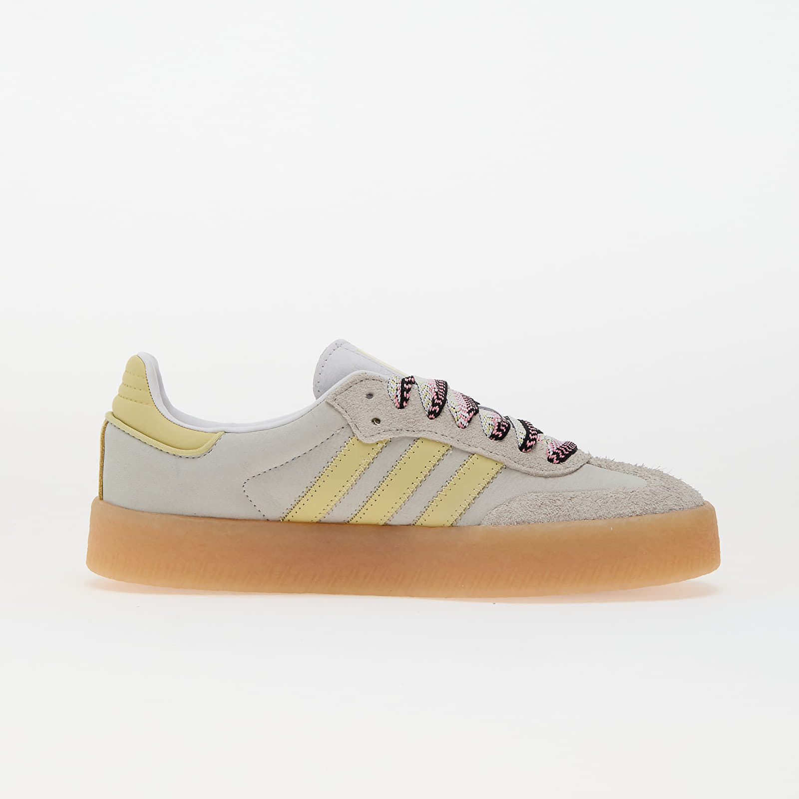 Women's shoes adidas Sambae W Ftw White/ Grey One/ Power Yellow