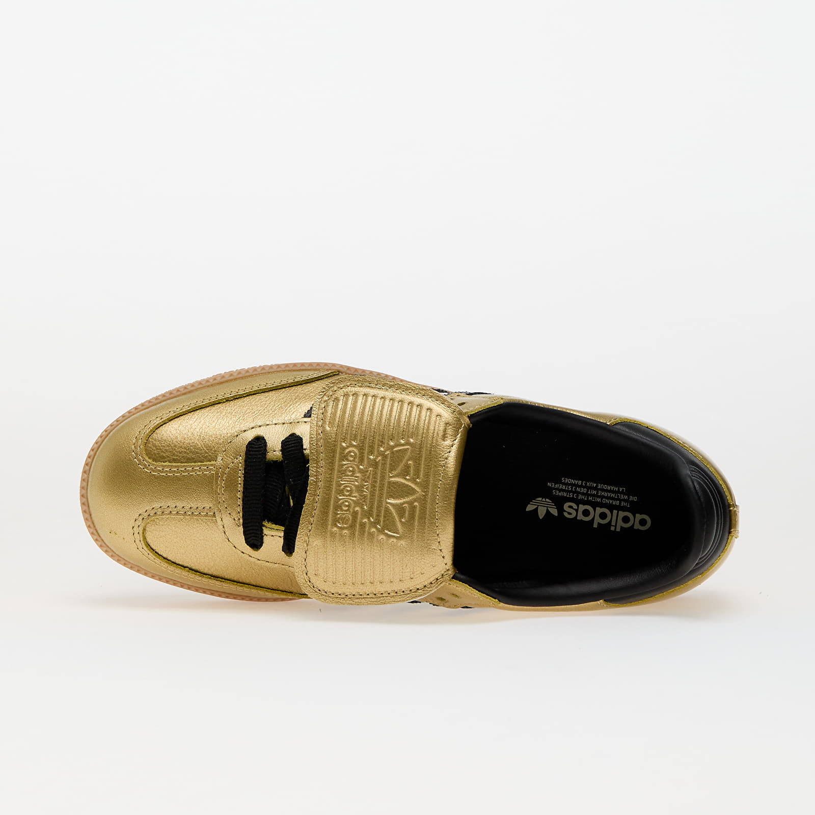 Sapatos de mulher adidas Samba Lt W Gold Metallic/ Core Black/ Gum