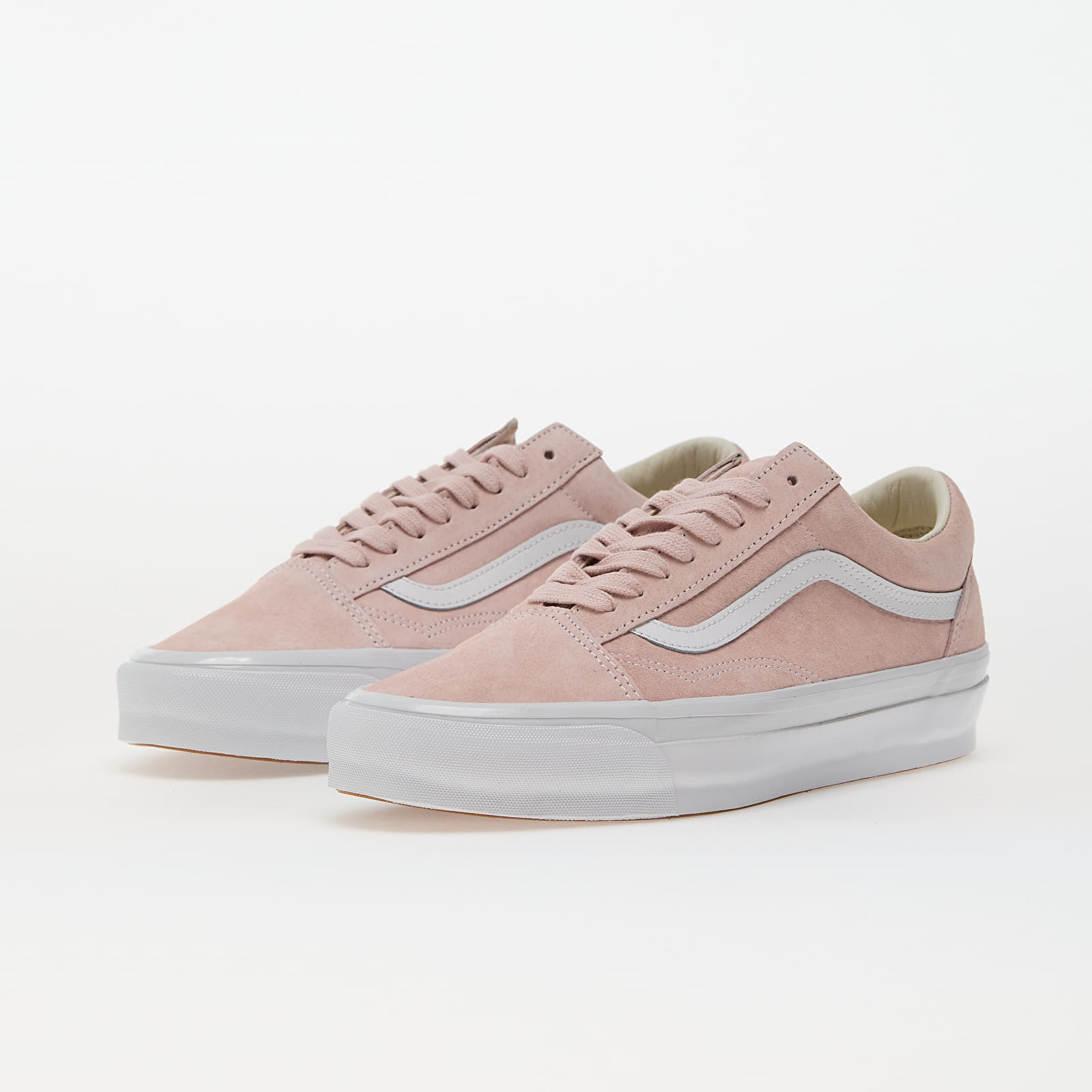 Herren Sneaker und Schuhe Vans LX Old Skool Pig Suede Sepia Rose