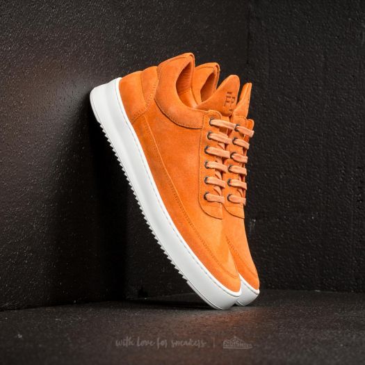 Orange suede sneakers new arrivals
