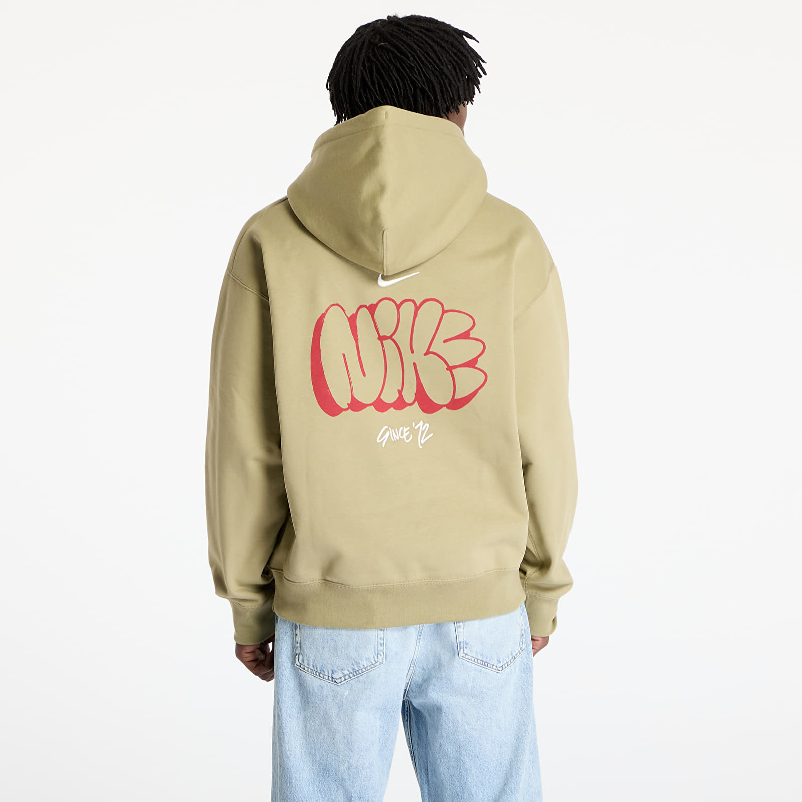 Sweatjacken und Sweatshirts Nike Solo Swoosh Men's Fleece Hoodie Neutral Olive/ Sail