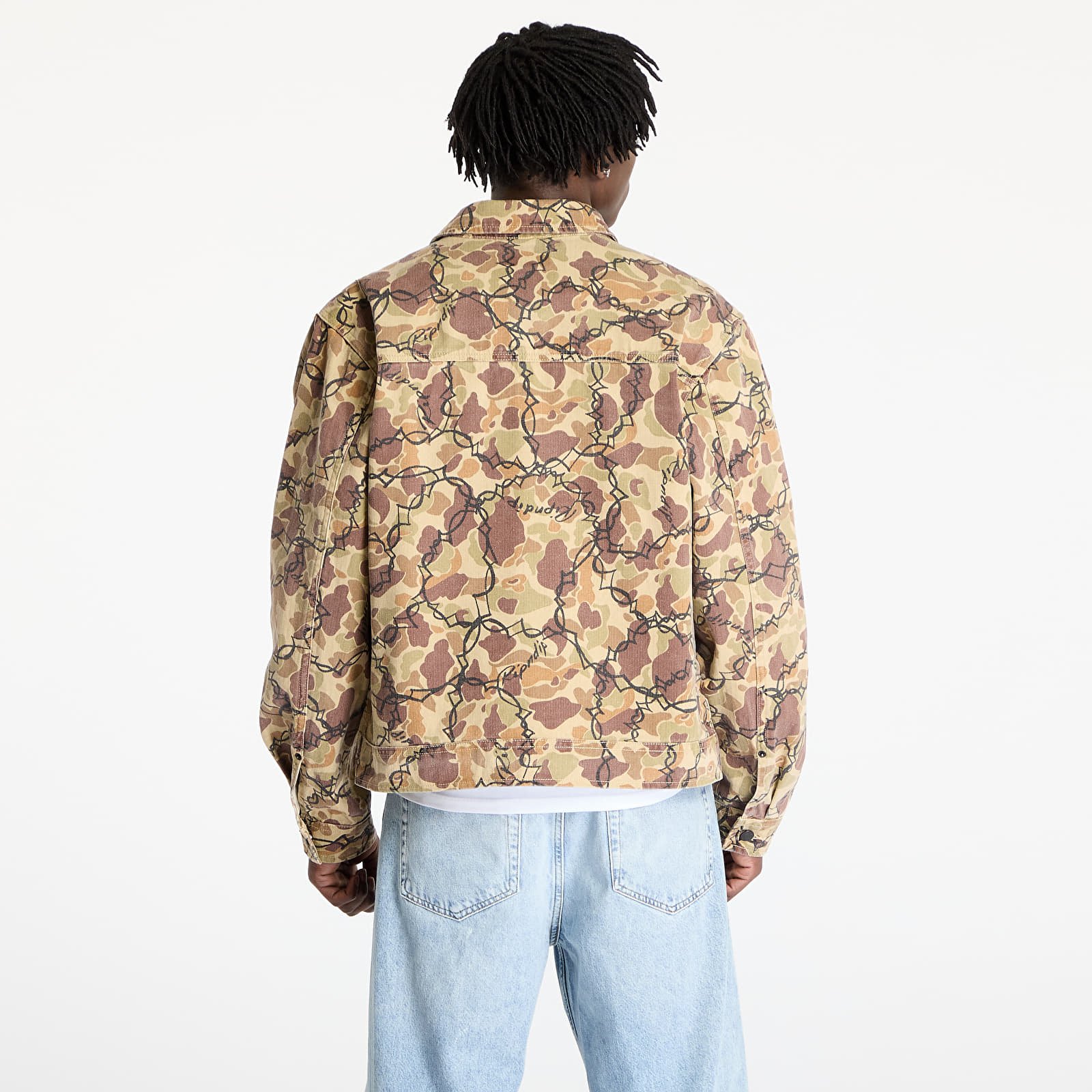 Kurtki męskie RIPNDIP Wired Button Up Jacket Tan Camo