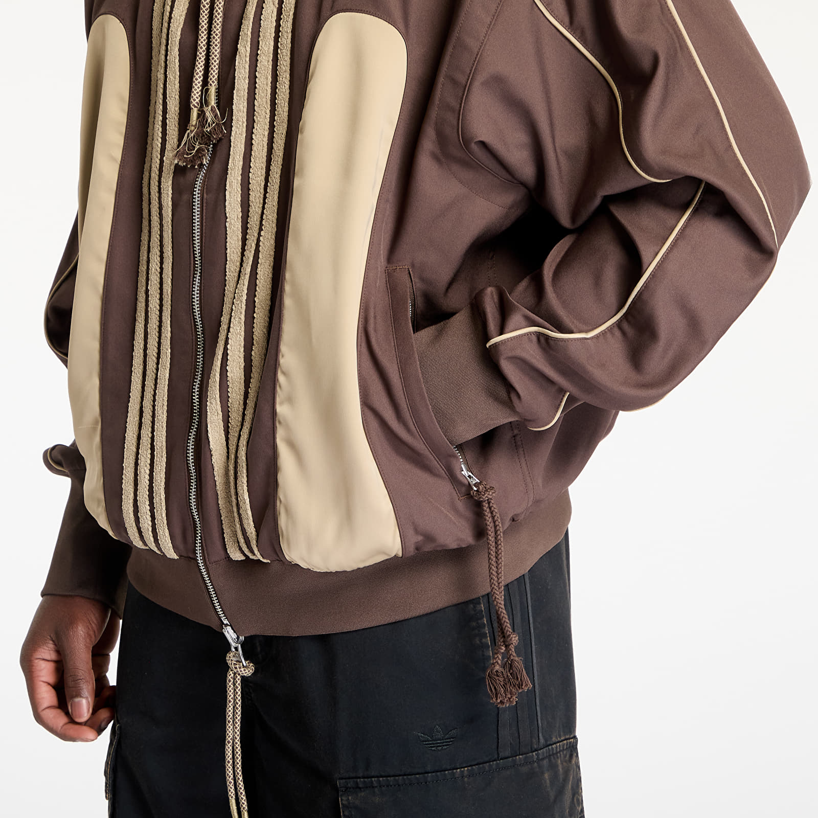 Herrenjacken adidas Song For The Mute Spring Woven Jacket Brown/ Brown