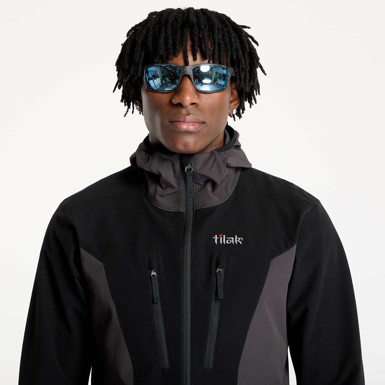 Pánské bundy Tilak Hooded Trango 21 Jacket Carbon/ Black