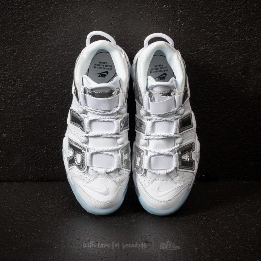 Women s shoes Nike W Air More Uptempo White Chrome Blue Tint