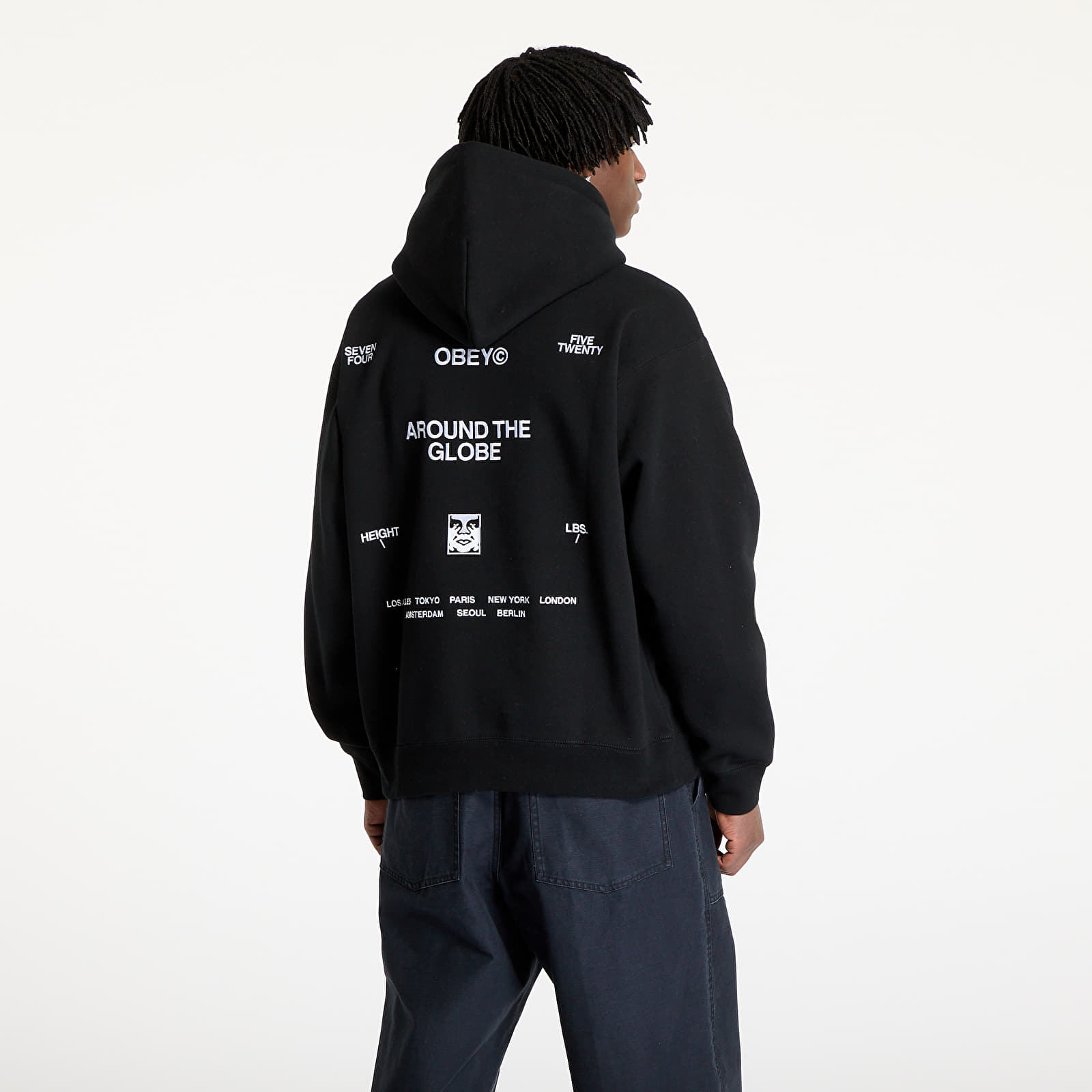 Men's hoodies OBEY Business Hoodie Black