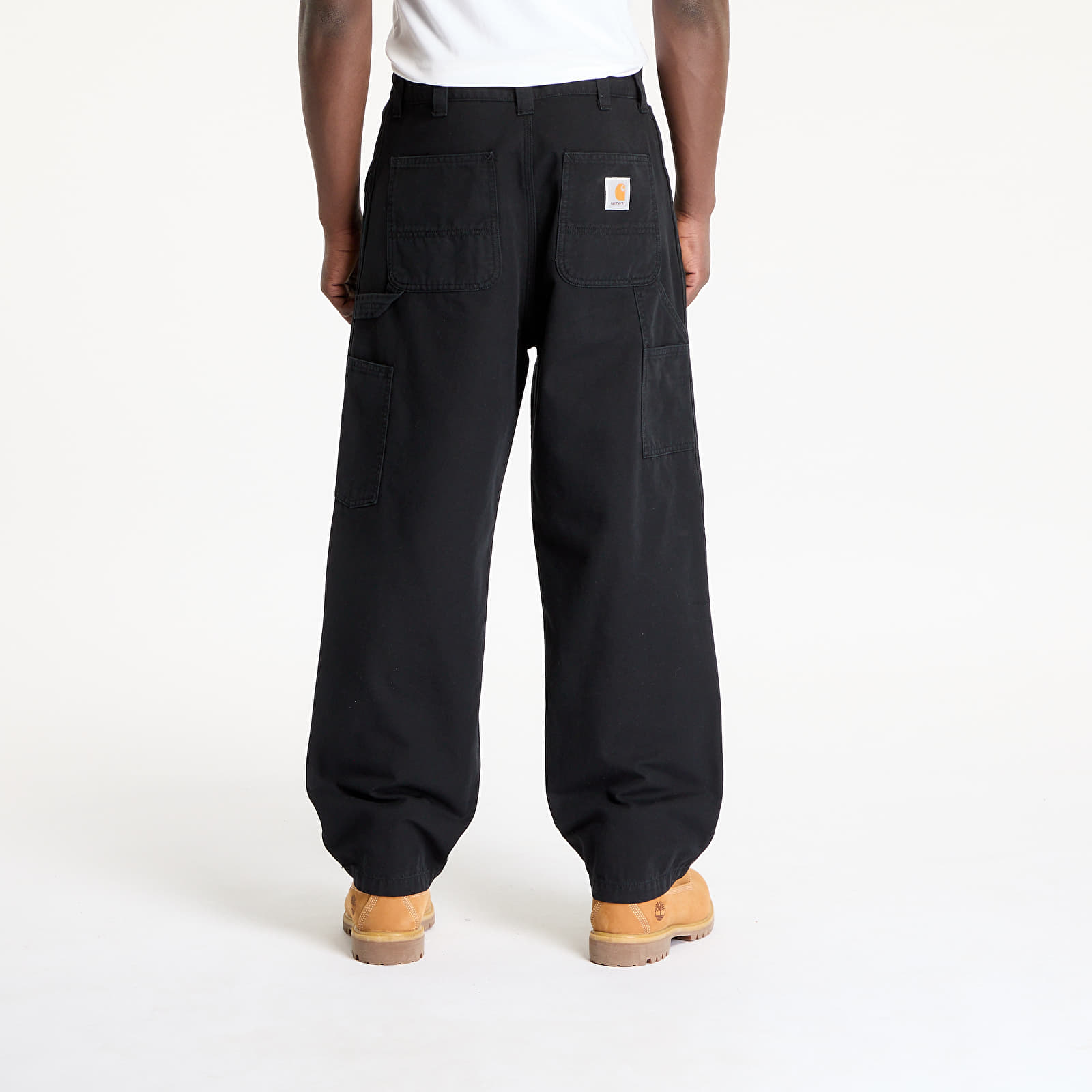 Püksid Carhartt WIP OG Single Knee Pant Black Stone Washed
