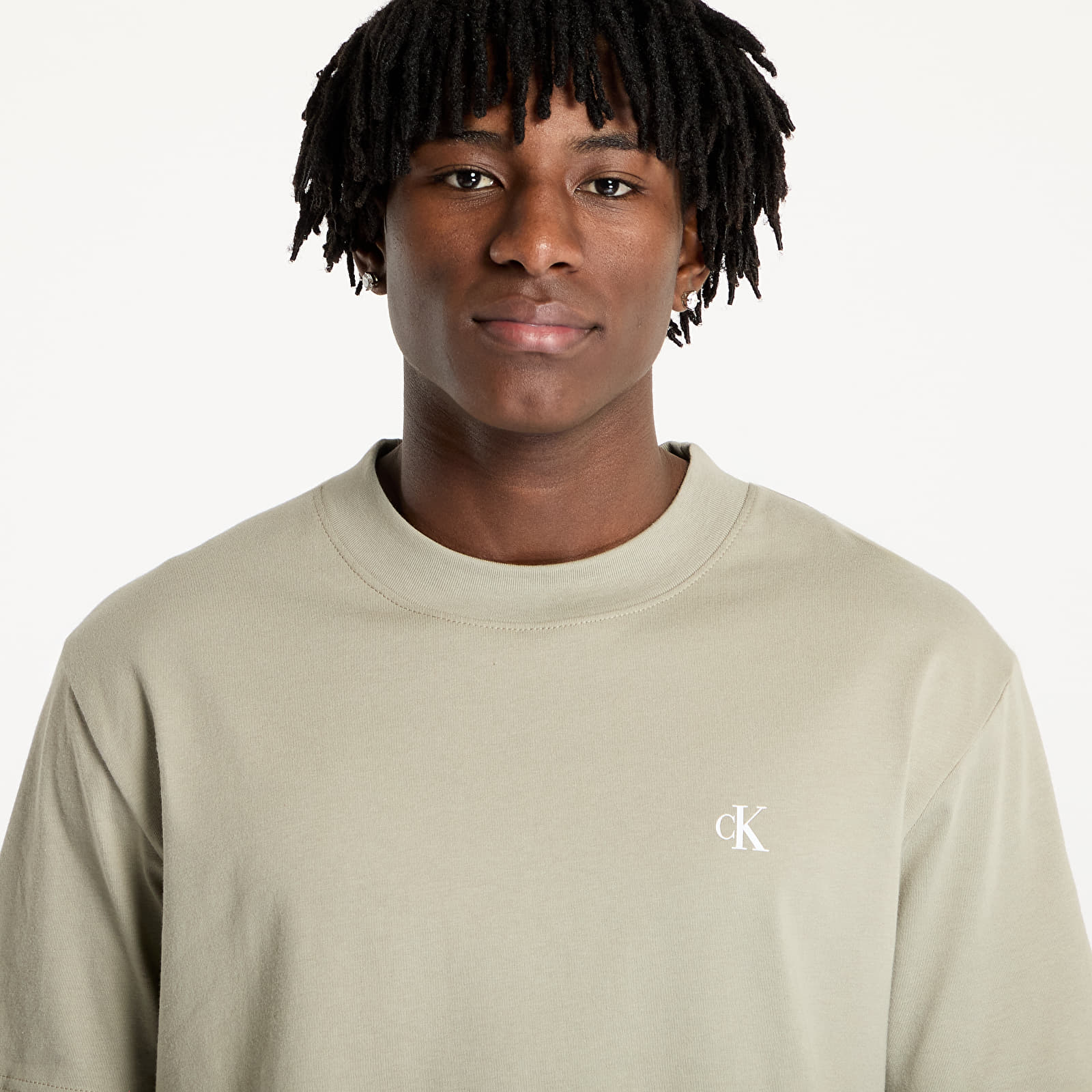 Pánske tričká Calvin Klein Jeans Painted Calvin Klein Tee Gray