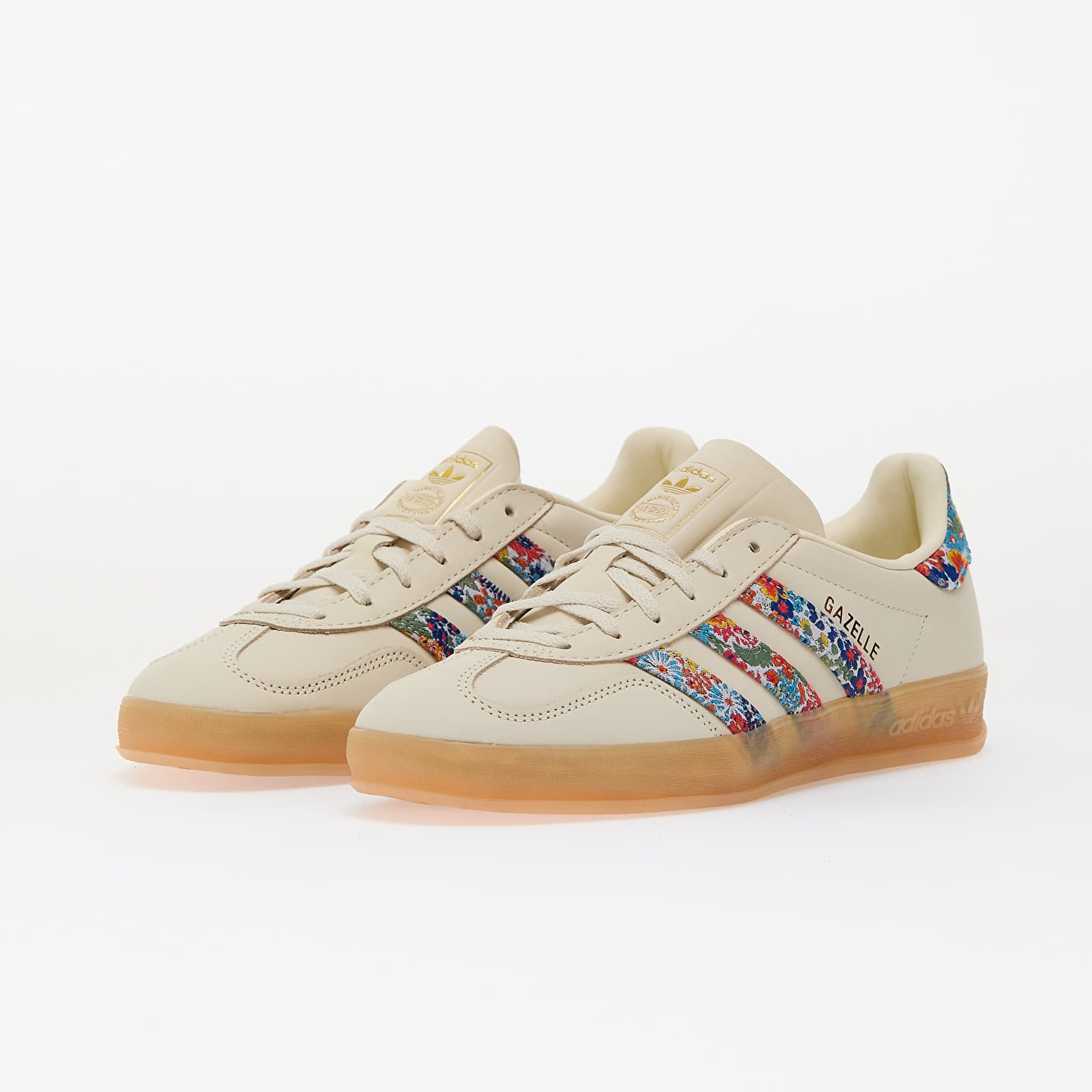 Дамски кецове и обувки adidas Gazelle Indoor W Off White/ Gold Metallic/ Gum