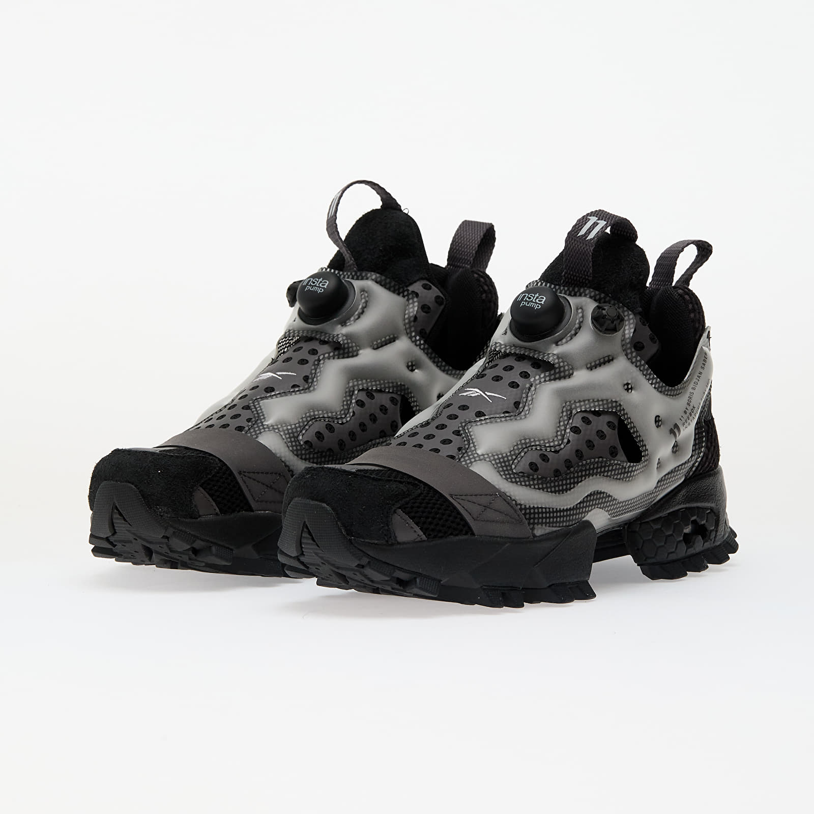Men's shoes Reebok x 11 by Boris Bidjan Saberi Ltd Black
