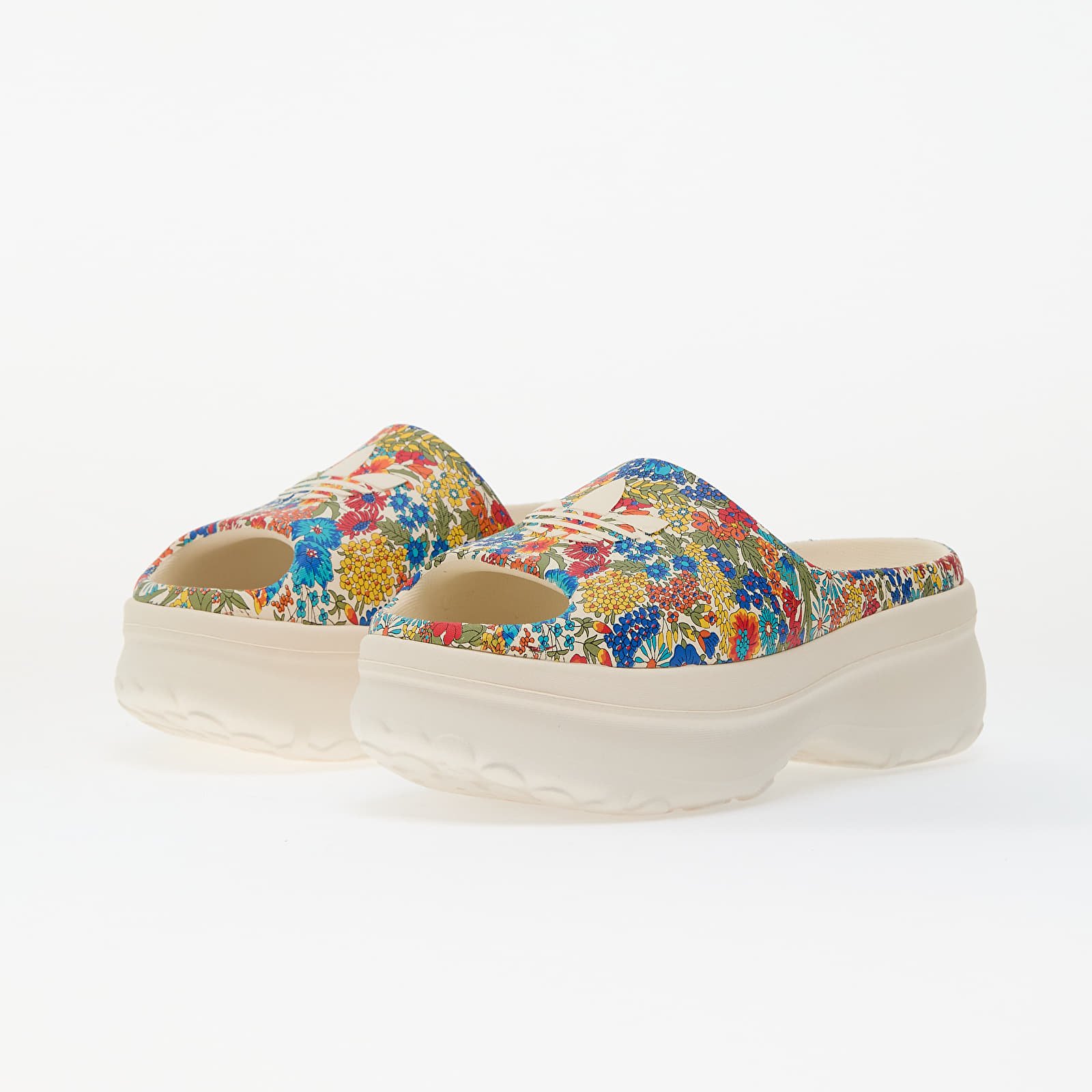 Moteriška avalynė adidas x Liberty London Adifom Stan Slide W Off White/ Off White/ Off White