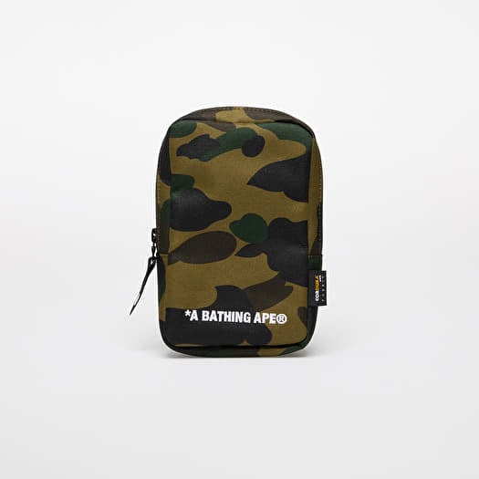 Geantă A BATHING APE 1St Camo Cordura Phone Shoulder Bag Green