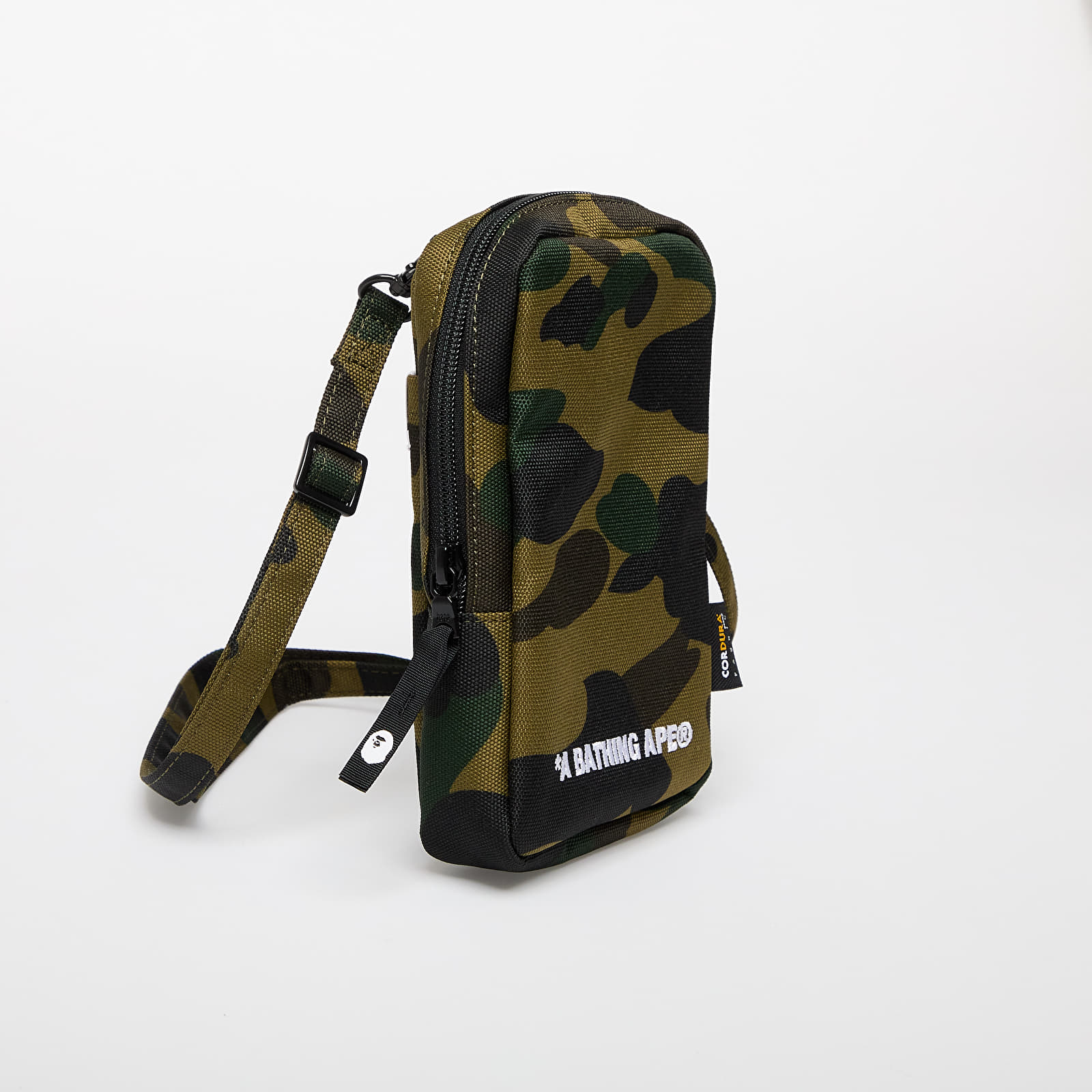 Tašky přes rameno A BATHING APE 1St Camo Cordura Phone Shoulder Bag Green