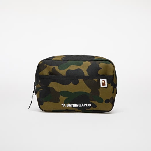 Koffer A BATHING APE 1St Camo Cordura Multi Pouch Green