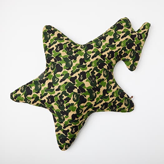 A BATHING APE Abc Camo Sta Big Cushion Green