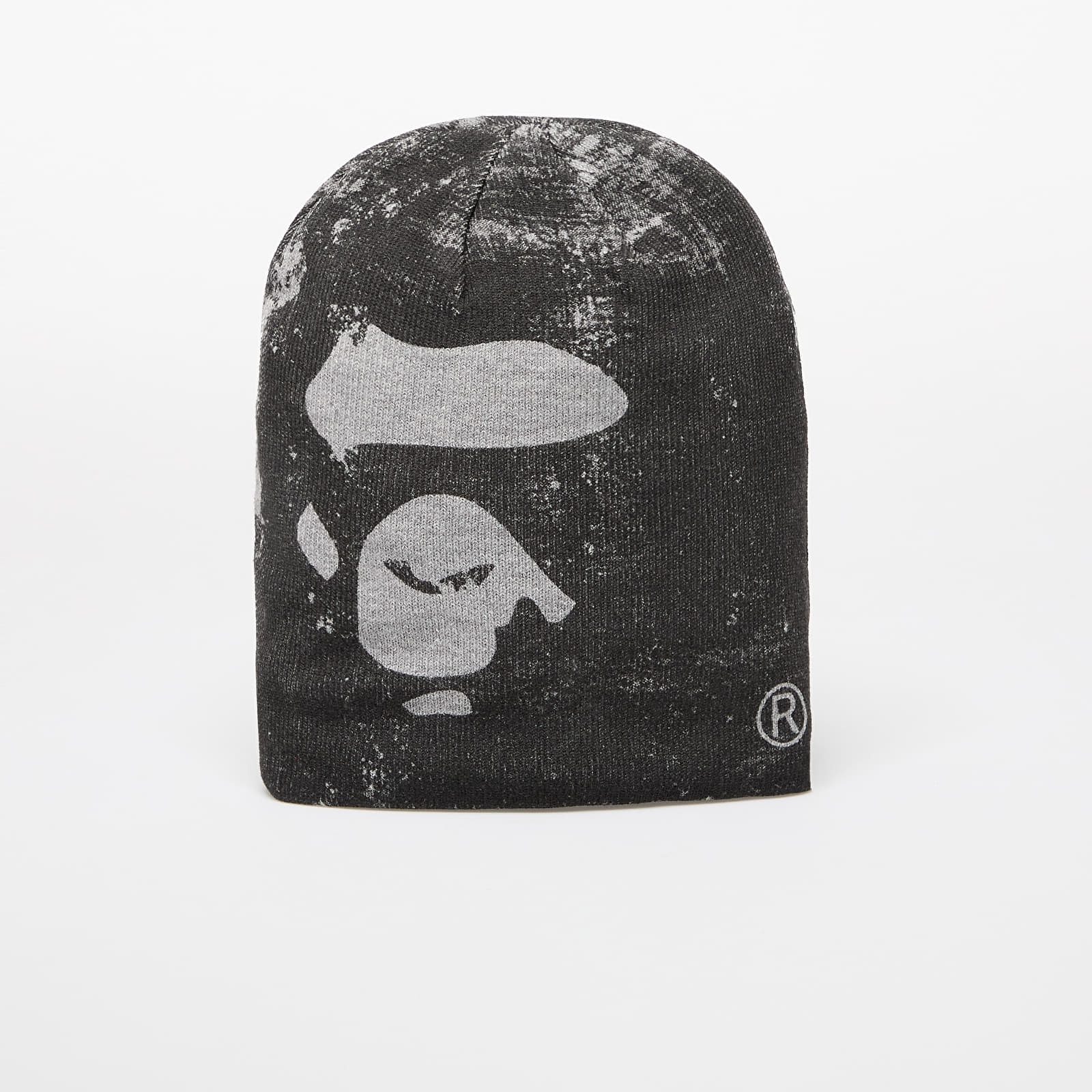 Czapki A BATHING APE Ape Head Knit Cap M Gray