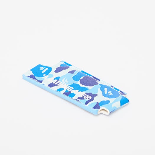 A BATHING APE Abc Camo Lighter Case Blue